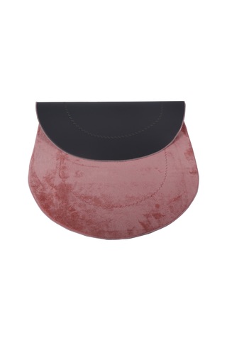 Bonny Home Rixos Pudra 3'lü Banyo Halısı Paspası Seti Kaymaz Taba Pudra