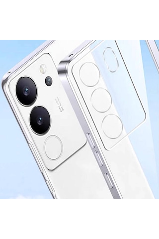 Vivo V29 5g Kılıf Şeffaf İnce Ve Esnek Süper Silikon Kılıf