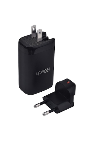 Ixtech 6971202170690 Ix-hc2 65w Type-c Ve Usb Portlu Seyahat Tipi Hızlı Şarj Aleti