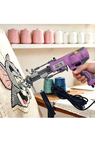 Ak-v Tufting Tabancası - Tufting Makinesi Pembe