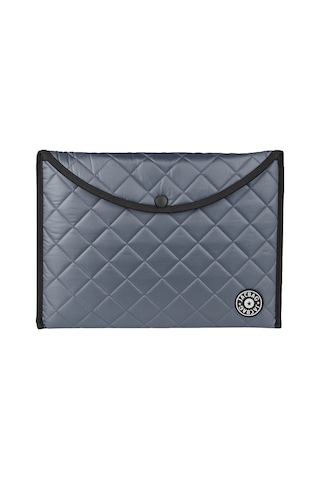 Jacbag Snap Folder Soft A4-kapitone Çıtçıtlı Dosya A4 Çıtçıtlı-soft Gri Tek Renk