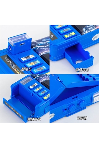 Çok Fonksiyonlu Şifreli Kilit Kırtasiye Kutusu Öğrenci Kalem