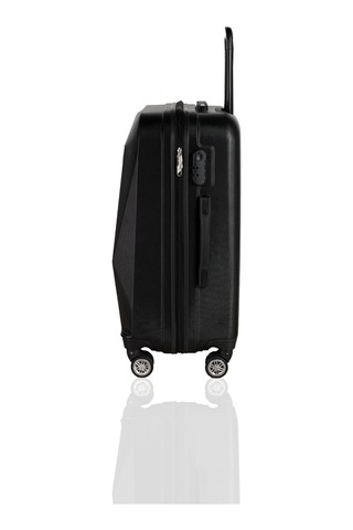 Polo&Sky Elmas Model Siyah Renk Orta Boy Valiz Bavul Siyah