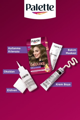 Palette Deluxe Saç Boyası 7 - 1 Asil Kumral (531973427)