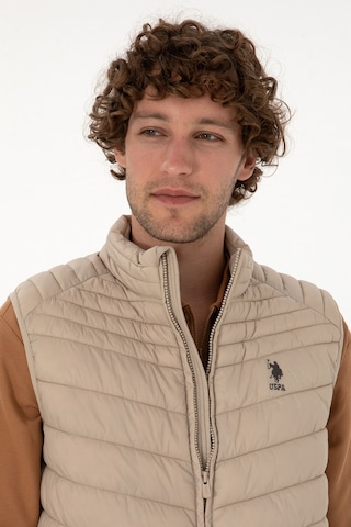 U.s. Polo Assn. Erkek Koyu Bej Yelek Dokuma 50312012-vr088 Koyu Bej