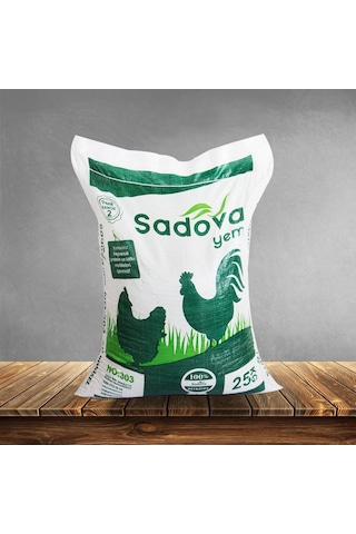 Sadova 2.Dönem- Salma Tavuk Yumurta Yemi Pelet 25 Kg- 303