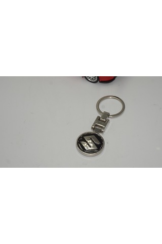 Suzuki Uyumlu Logo Krom Metal Çift Yön Anahtarlık Ürün