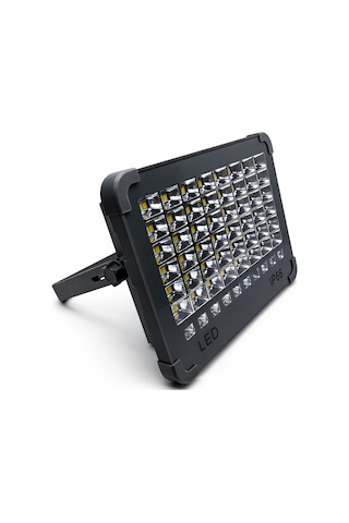 Solar Led Projektör - 5 Farklı Aydınlatma Modu, Ip66 Su Geçirmez, Type-c Şarjlı Kamp Ve Bahçe Lambası Gri