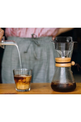 Potu Pour Over Katlanır Kamp Filtre Kahve Demleme Potu Çok Renkli