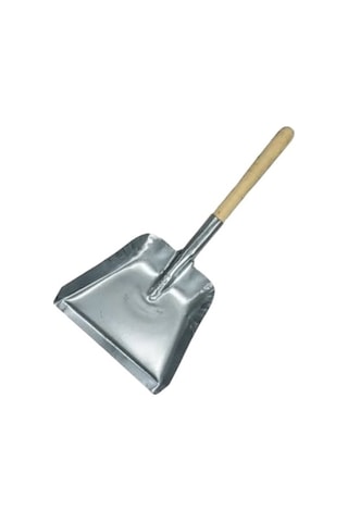 Mangal Şömine Köz Küreği Geniş Kalın Metal Gövde Ağaç Saplı