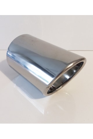 90 Mm. Paslanmaz Krom Tekli Egzoz Ucu Krom Eksoz Başlığı