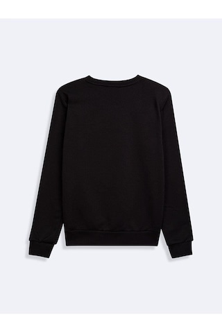 Ltb Dıfodı New Logolu Yuvarlak Yaka Sweatshırt Siyah