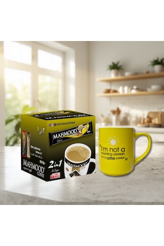 Mahmood Coffee 2si 1 Arada Kahve 48'li + Kupa Bardak
