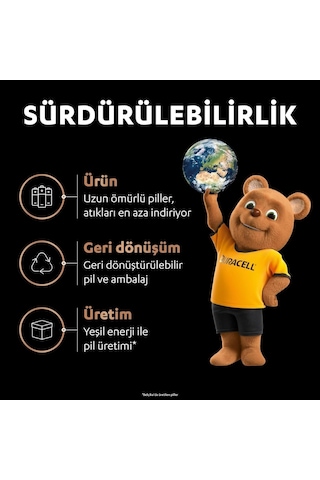 Duracell Optimum Aa Alkalin Kalem Pil, 4'lü Paket, 1.5v, Uzun Ömürlü Güç, Yüksek Performanslı Cihazlar İçin