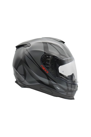 Nexx Y.100 B-Side Kapalı Kask Gri Mat Siyah