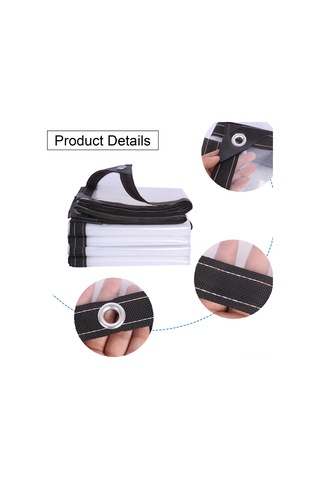 Monyee 2 3m Pvc Transparent Bahçe Bitki Koruyucu Filmi - Isı Saklama, Yağmur Engelleme, Kış Soğuktan Koruma