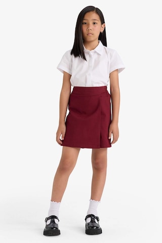 Defacto Kız Çocuk Okula Dönüş Gabardin Etek F1434a825aubr248 Bordo