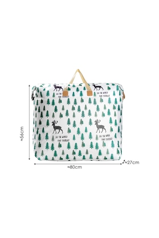 Sones Giysi Yorgan Saklama Çantası Büyük Kapasiteli Su Geçirmez Nem Geçirmez Taşınma Bagaj Çantası, Stil: 120l Ekstra Büyük Elk Diğer