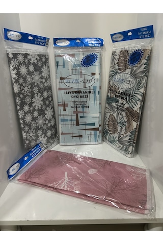 Isıya Dayanıklı Ütü Masası Örtüsü 2 Adet Isıya Dayanıklı Ütü Masası Örtüsü 2 Adet