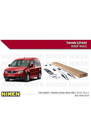 Vw Caddy I Maxı Tavan Çıtası Uzun Gri 2005-2010 Arası Modeller Uy