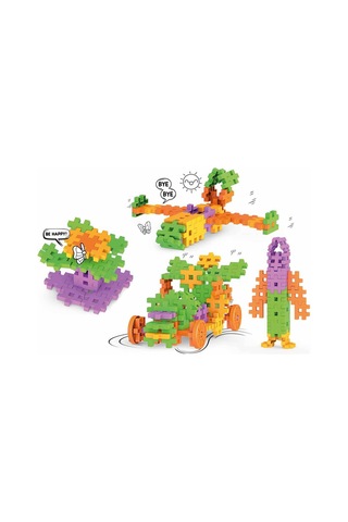 Fun Fun Puzzle 128 Parça Eğitici Yapı Blokları Zeka Geliştirici Tak Çıkar Oyuncak 3+ Yaş