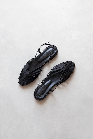 Wolk Shoes Lester Kadın Biyeli Saten Babet Siyah