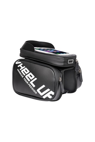 Wheelup 6.5 Inç Dokunmatik Ekran Bisiklet Çantası Su Geçirmez Telefon Çerçevesi Üst Tüp Bisiklet Çantası Çok Renkli