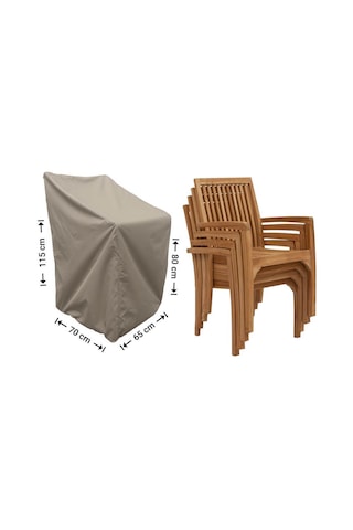 Kuzeyoto Bahçe Mobilya Sandalye Koruma Kılıf Branda Su Geçirmez Kahverengi