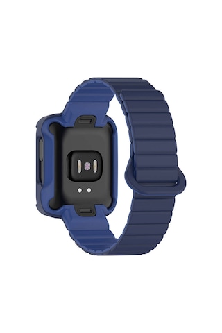 Xiaomi Redmi Watch 1 Silikon Kordon Zore Krd-105 Strap Kayış Lacivert