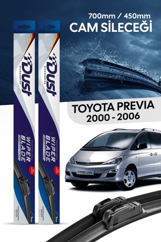 Toyota Previa Silecek Takımı 2000-2006 Uyumlu 700mm/450mm