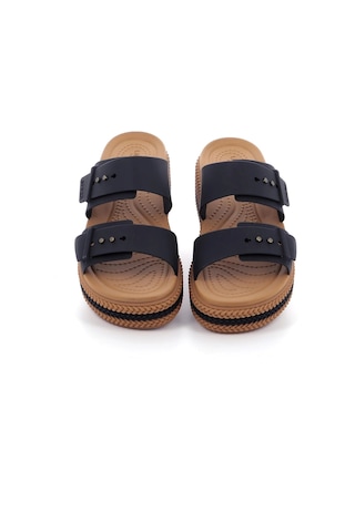 Crocs Brooklyn Woven Buckle Kadın Terlik 209978-001 Siyah