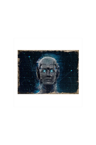 Bedeko Robot Ve Yapay Zeka Art Mdf Poster 50 Cm X 70 Cm