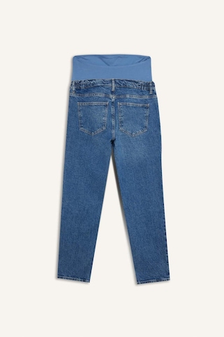 Defacto Straıght Fıt Beli Lastikli Bilek Boy Jean Yıkamalı Hamile Pantolon H2077ax26smnm28