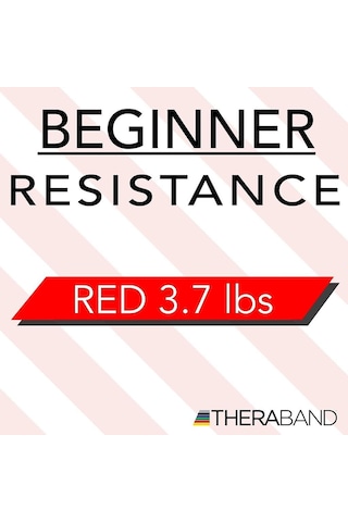 Thera-Band Kırmızı Orta Sert  Egzersiz Pilates Bandı Lastiği 1.5 Kırmızı