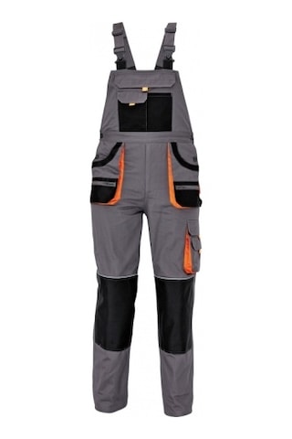 Cerva Carbl Be Bahçıvan Tulum Gri-Siyah