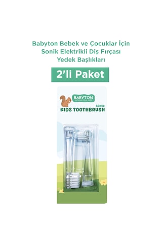 Sonik Pilli Diş Fırçası 2'li Yedek Başlık