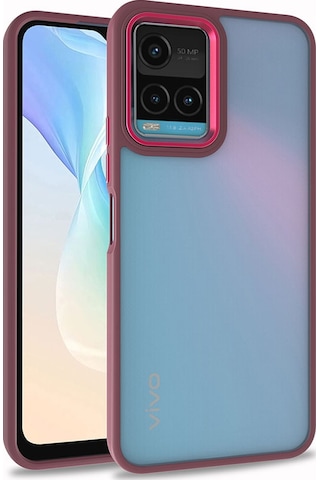 Zore Vivo Y21s Kılıf Msra Flora Kapak - Yeşil Yeşil