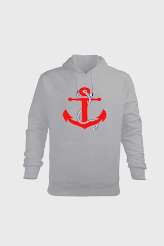 Efluce Erkek Kapüşonlu Sweatshirt, Gemi Çapası