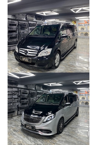Mercedes V Klass Vito Viano 2006-2015 Uyumlu 2023 Maybach Yükseltme Dönüşüm Body Kit Seti-hazır Stok