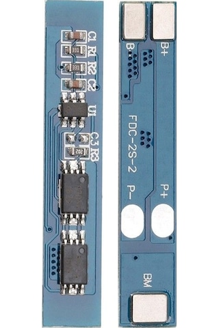 2s 3a Li-ion Lityum Pil 7.4v 8.4v 18650 Şarj Koruma Kartı Modülü Yenı