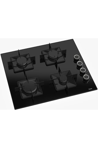 Ferre Flowart Serisi Siyah Ankastre Set SS205 - QBL63CS - D063