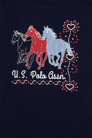 U.s. Polo Assn. Kız Çocuk Lacivert Tişört 50306200-vr033 Lacivert