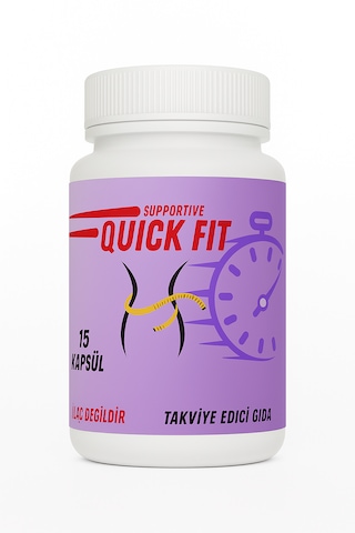 Quick Fit Detoksifikasyona Destek Takviye Edici Gıda 15 Kapsül