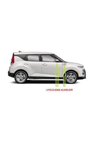 Kia GT Line Soul Xceed Yan Aynalar Ve Çamurluk Yanı Damla Desen B