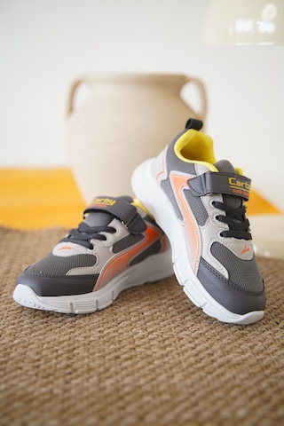 Daxtors D0132 Cırtlı Çocuk Unisex Sneaker Spor Ayakkabı Gri