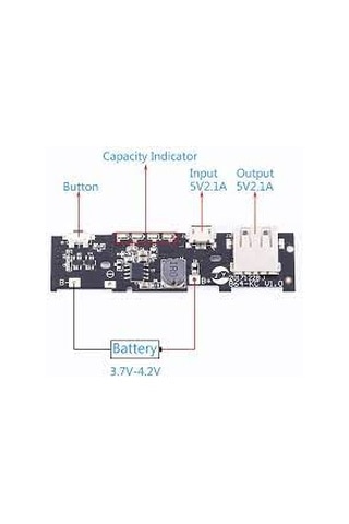 5V 2.1A Power Bank Charger Modülü