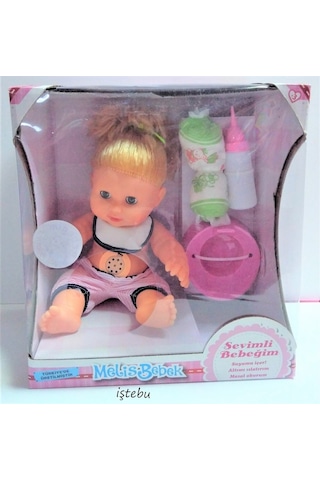 Melis Bebek Oyuncak Altını Islatan Et Bebek Eğitici Oyuncak Bebek