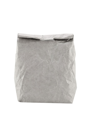 Su Geçirmez Yalıtımlı Öğle Yemeği Kutusu Saklama Piknik Dupont Kağıt Torba Çocuklar Kadınlar Erkekler İçin Gri --