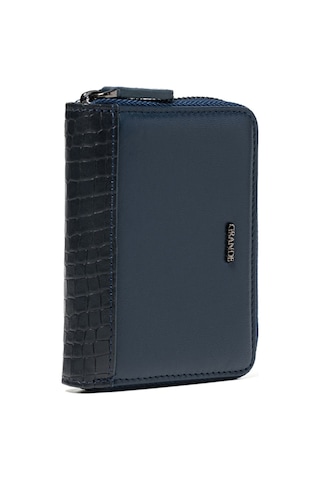 Lacivert Cüzdan & Kartlık Unisex 740 Grande Deri Cüzdan Kartlık
