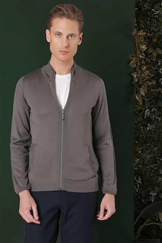 Efor Tr 860 Slim Fit Füme Klasik Triko Füme